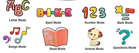 Doozie Gifts Kids Laptop Computer Toy Baby Laptops for Kids 1 2 3-6 Years Activity Electronics Number & Alphabet Charts for Kids Learning Educational Toy with Sound and Music