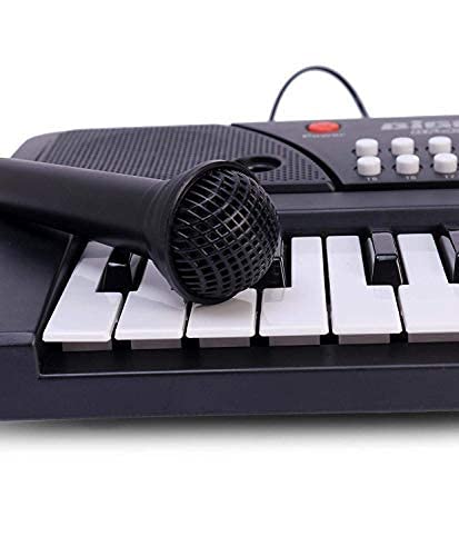 Doozie Gifts 37 Key Piano Keyboard Toy for Kids with Mic Dc Power Option Birthday Gift Microphone Keys Electric Musical 2 Supply Methods, Recording