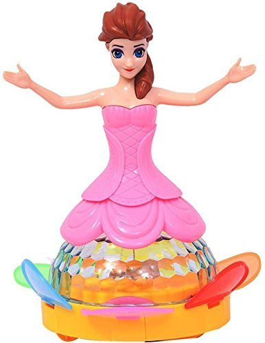 Doozie Gifts Dream Princess Doll with Music and 4D Lights for Kids - Random Color