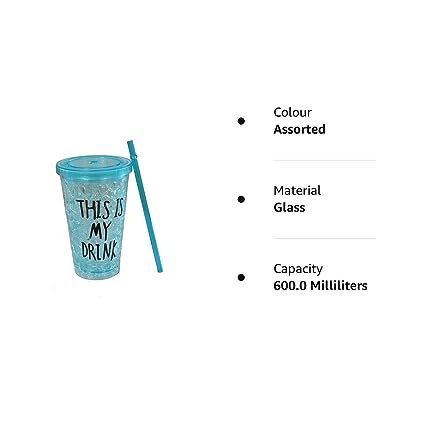 Acrylic Lid Freezing Gel Frosty Ice Mason Sipper Bottle Jar with Straw 600 ML Sipper Water and Drinks Tumbler Sipper with Straw for Girls, Kids and Boy (Assorted colour)