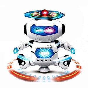 Doozie Gifts Dancing Robot Toy for Kids with Flashing Lights and Musical Sounds - Real Moving Action