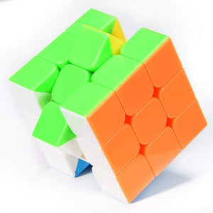 3x3 High Speed Sticker Less Magic Puzzle Cube Game Toy