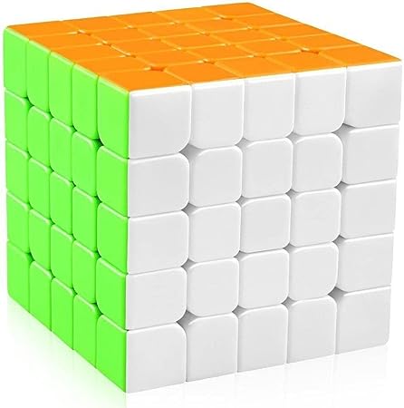 5x5 Stickerless Speed Cube Magic Puzzle for Kids & Adults Speedy Stress Buster Brainstorming Cube