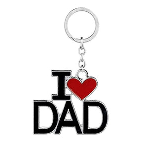 Metal I Love My dad Keychain Gift for dad