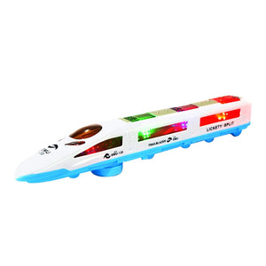 Doozie Gifts High Speed Bullet Trains for Kids with 3D Flashing Lights & Funny Musical Sounds (Speed Train)