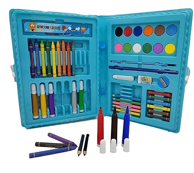 Doozie Gifts 68 Pc Color Set/Kit For Kids | All in 1 Colors Box For Boys And Girls Art Craft Kit