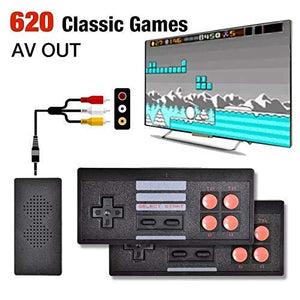 Doozie Gifts Classic Retro Game Console, 8 BIt TV AV Output USB Game Stick Mini Extreme Game Box Console, Plug & Play Wireless Video Game for Kids for 2 Players Built in 620 Games (Limited Edition)