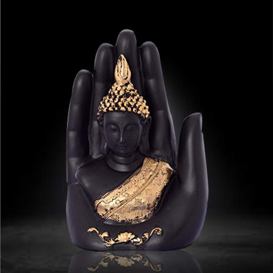 Doozie Gifts Handcrafted Hand Buddha Statue/Showpiece/Figurine/Idol for Home, Office, Table, Living Room Decor