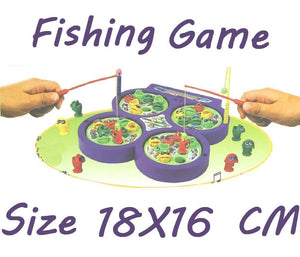 Doozie Gifts Kids Fish Catching Game with Sound, Include 32 Pieces Fishes and 4 Fishing Rod Fishing Game for Kids