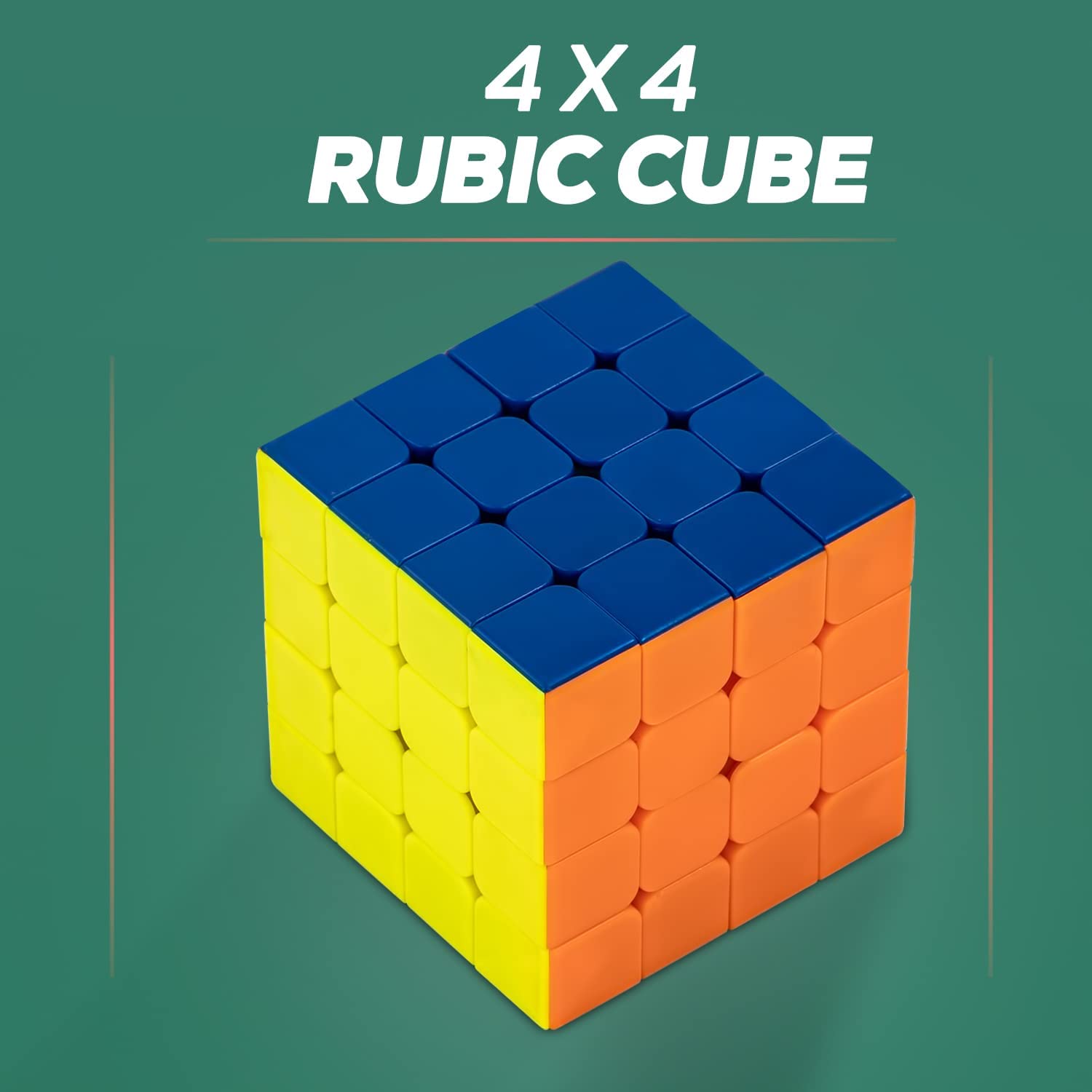 4x4 Magic Speed Cube Puzzle for Kids & Adults