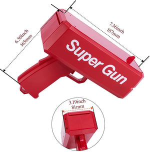 Super Money Gun Cash Cannon for Wedding, Parties and Fun Includes 50 Fake Dollars