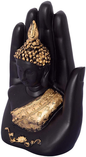 Doozie Gifts Handcrafted Hand Buddha Statue/Showpiece/Figurine/Idol for Home, Office, Table, Living Room Decor