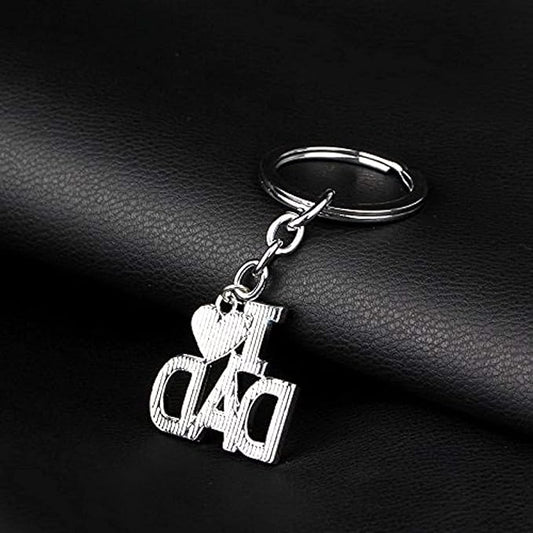 Metal I Love My dad Keychain Gift for dad