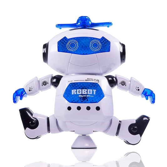 Doozie Gifts Dancing Robot Toy for Kids with Flashing Lights and Musical Sounds - Real Moving Action