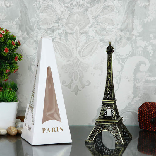 Metal Eiffel Tower Statue for Home Decoration, Metallic Color