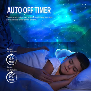 Astronaut Galaxy Projector Rechargeable Lamp with Remote Control