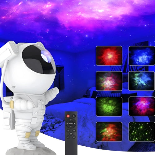 Astronaut Galaxy Projector Rechargeable Lamp with Remote Control