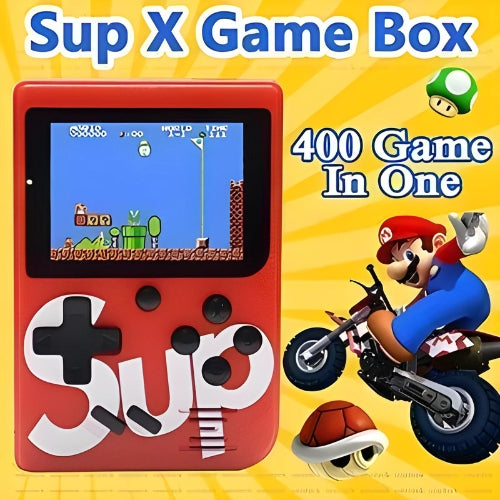 SUP 400 in 1 Games Retro Game Box Console Handheld with Remote Controller for 2 Player