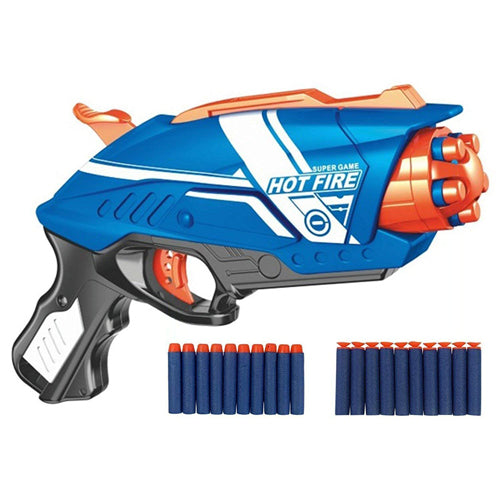 Doozie Gifts Blaze Storm Foam Bullet Blaster Manual Toy Gun Includes 20 Bullets (Multicolour)