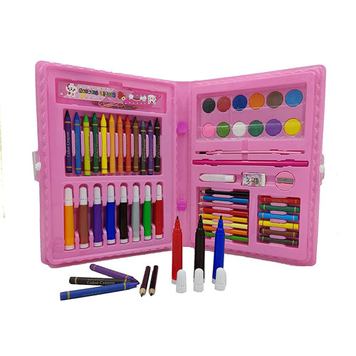 Doozie Gifts 68 Pc Color Set/Kit For Kids | All in 1 Colors Box For Boys And Girls Art Craft Kit