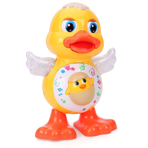 Doozie Gifts Dancing Duck with Music Flashing Lights and Real Dancing Action