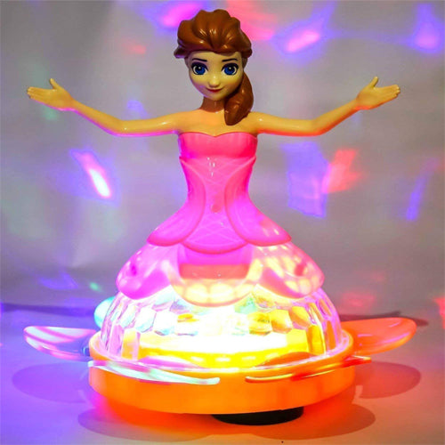 Doozie Gifts Dream Princess Doll with Music and 4D Lights for Kids - Random Color