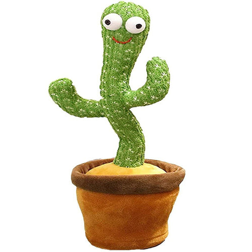 Doozie Gifts Dancing Cactus Toys Can Sing Wriggle & Singing Recording Repeat What You Say Funny Education Toys for Children Playing Home Decor Items for Kids