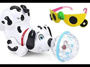 Bump and Go Dancing Dog with Music, Flashing Lights - Sound & Light Toys for kids